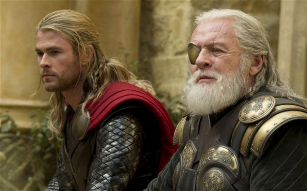 Anthony Hopkins, em Thor.