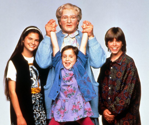 Robin Williams, em Uma Babá Quase Perfeita.