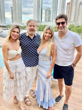 Lis Faiad, Eduardo Mourão, Marilis e Sandro Faggiani