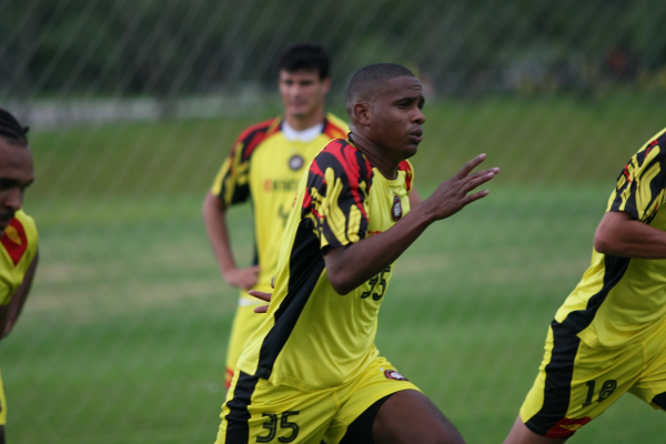 Valencia, em treino do Athletico