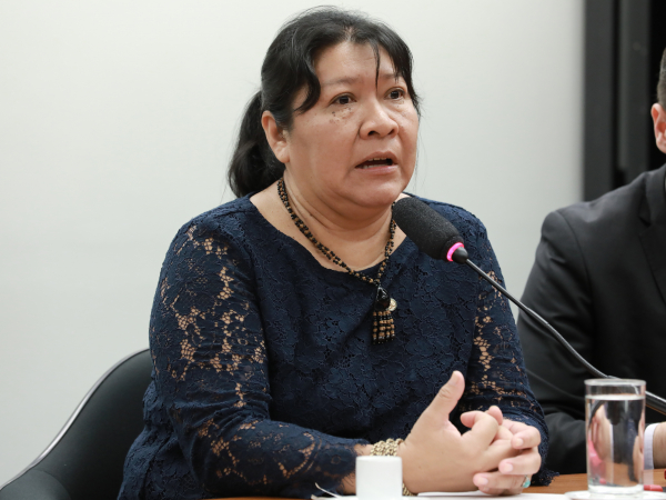 Joênia Wapichana, única deputada da Rede: lei impede a fusão da legenda que tem menos de 5 anos
