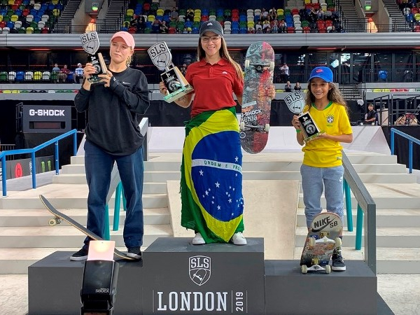 Brasileiras brilham no pódio