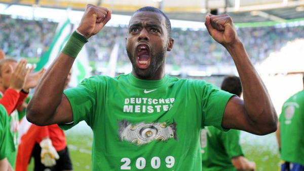 Grafite no Wolfsburg: ele valia 11 milhões de euros, mas foi comparado a Brasão e Zulu
