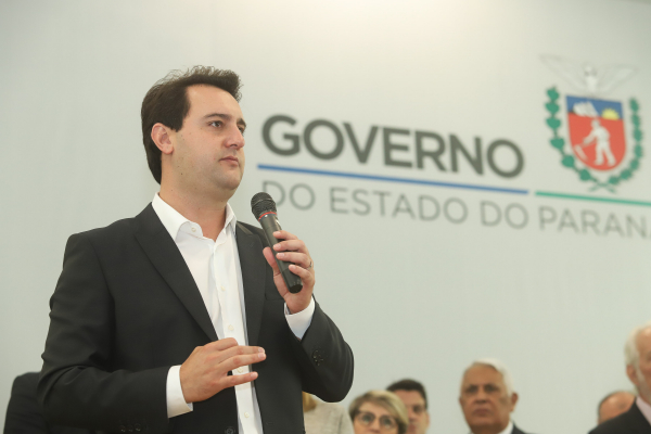 Ratinho Jr: porcentual de desaprovação ficou em 15,3%, segundo Paraná Pesquisas