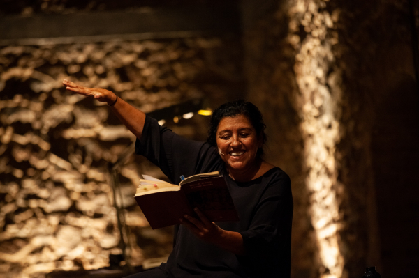 Regina Casé no Recital da Onça