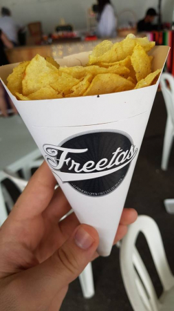 Serão servidas cerca de 3 toneladas de batatas fritas