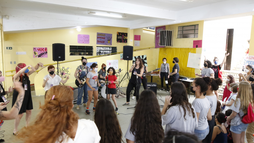 O Rock Camp Curitiba: projeto sem fins lucrativos que atua desde 2018 de maneira 100% voluntária