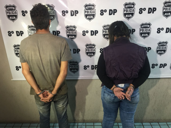 Dupla foi presa no bairro Cidade Industrial, na capital.