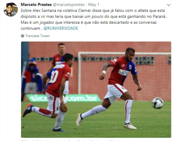 Rep\u00f3rter da r\u00e1dio Universidade, de Pelotas, explica o interesse do Brasil em Alex Santana