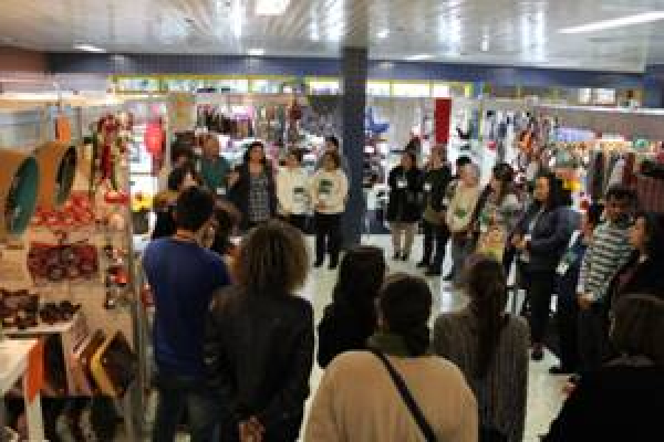 Feira da Economia Solid\u00e1ria.