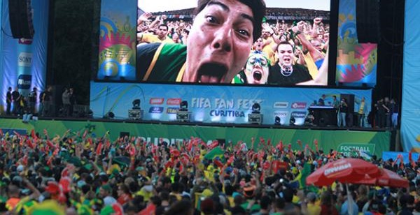 Fifa Fan Fest, na Pedreira Paulo Leminski, na Copa de 2014