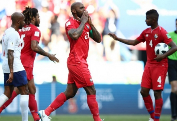 "Baloy comemora gol do Panam\u00e1: primeiro tento do pa\u00eds na hist\u00f3ria das Copas"