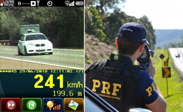 Multa para o \"recordista\" de velocidade no Paran\u00e1