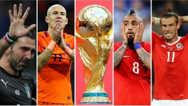 Buffon, Robben, Vidal e Bale