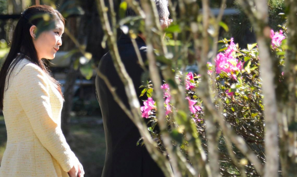 Princesa Mako em visita ao Jardim Bot\u00e2nico carioca durante sua passagem pelo Rio de Janeiro