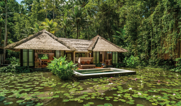 O Four Seasons Resort Bali em Sayan ganha o pr\u00eamio pela segunda vez
