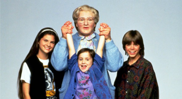 Robin Williams, em Uma Bab\u00e1 Quase Perfeita.