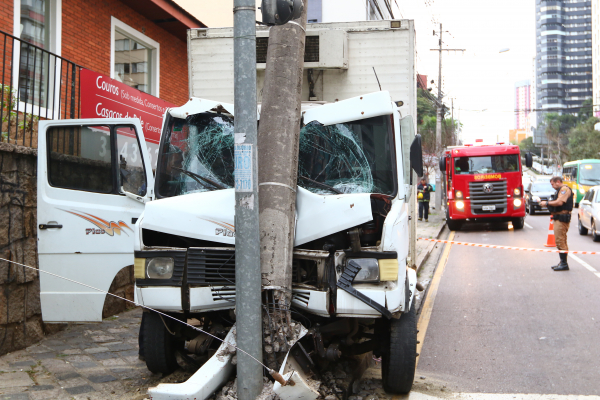 Mais acidentes registrados em Curitiba