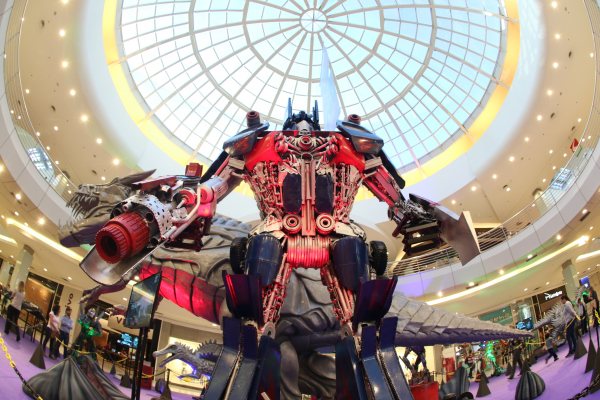 "Transformers: exposi\u00e7\u00e3o internacional at\u00e9 14 de outubro"