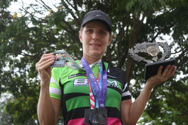 "Maria Lucia Dal Santo: corrida ajuda na qualidade de vida"
