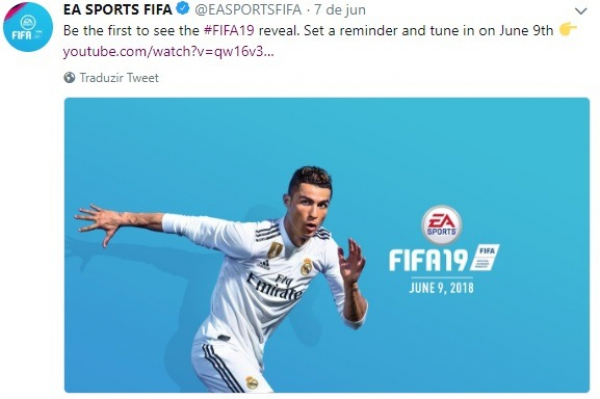 Twitter da EA Sports anuncia o Fifa 19