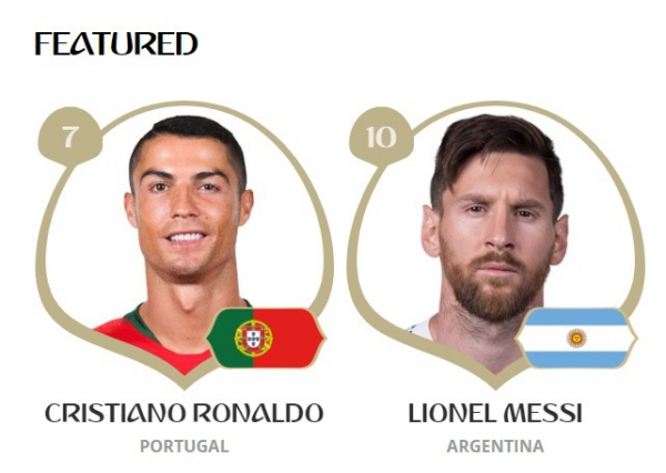 "CR7 x Messi: os n\u00fameros da primeira rodada"
