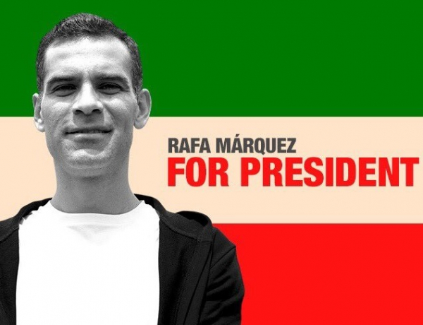 Rafa Marquez \u00e9 lan\u00e7ado como candidato a presidente, em brincadeira nas redes sociais