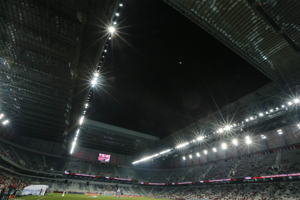 A Arena da Baixada, no jogo contra o Inter, no Brasileir\u00e3o 2018
