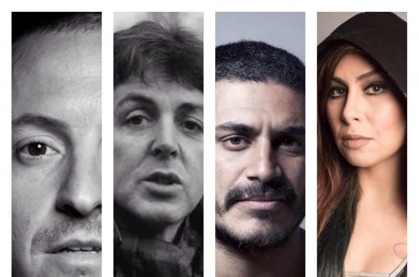 Chester Benington, Paul McCartney, Criolo e Pitty.