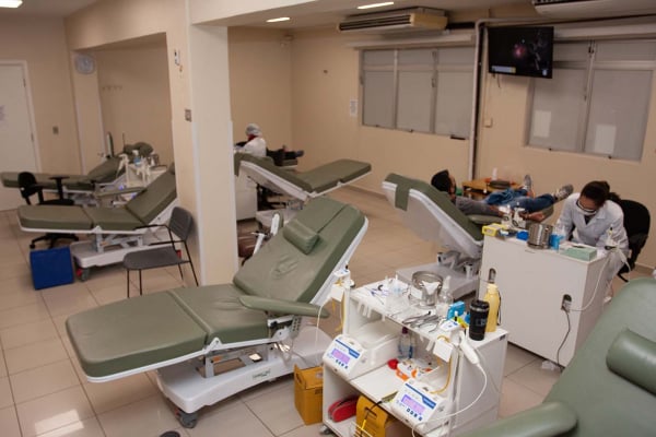 Unidade do Hemepar em Curitiba: maior necessidade é pelo sangue O+