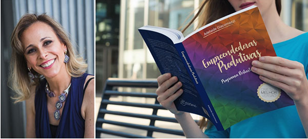 Adelaide Giacomazzi lança seu primeiro livro