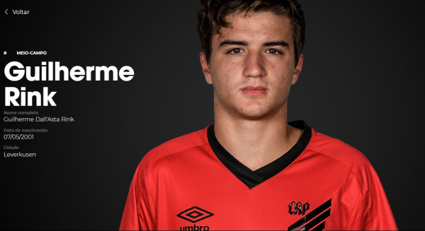 Guilherme Rink: filho do ídolo