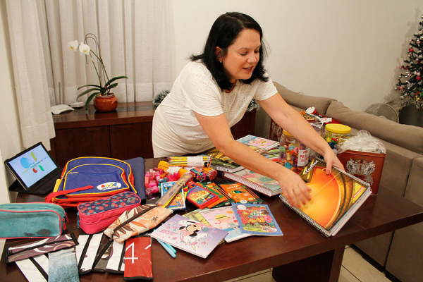 Soraya, idealizadora do projeto: de pinguinho em pinguinho....