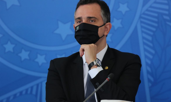 O presidente do Senado, Rodrigo Pacheco