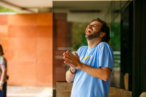 Gustavo Arns, facilitador do curso de Felicidade da Universidade Positivo