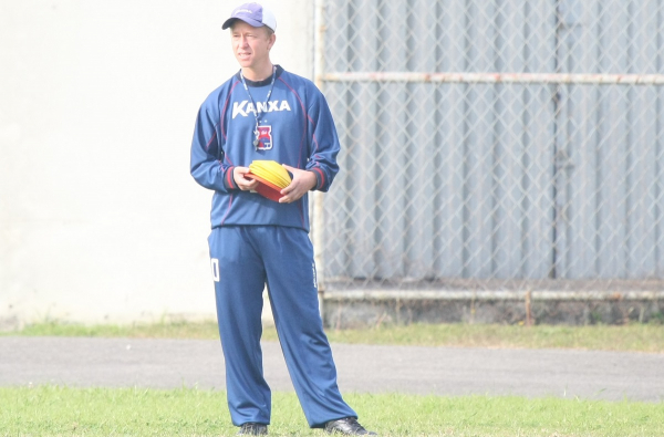 Marcos Walczak em 2011, em treino do Paraná Clube