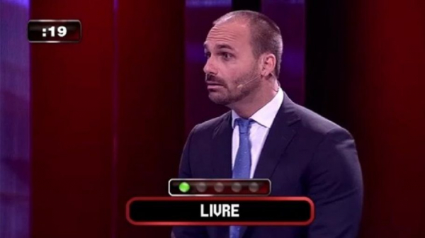 Eduardo Bolsonaro: deputado participou de programa de adivinhação