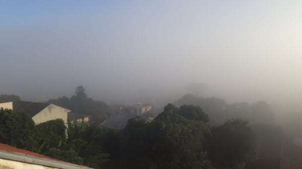 O amanhecer no Pilarzinho nesta segunda (20)