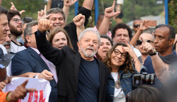 Lula: após deixar prisão, ex-presidente agradeceu apoio de vigília