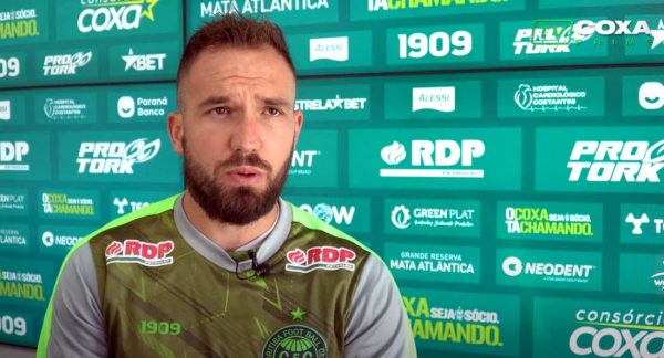 O volante Willian, do Coritiba