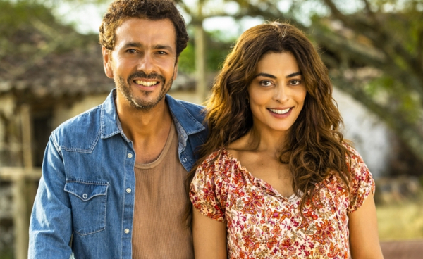 Marcos Palmeira e Juliana Paes, os protagonistas de 'A Dona do Pedaço'