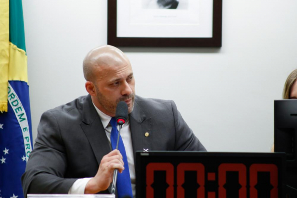 Daniel Silveira (PTB/RJ): deputado foi denunciado por divulgar um vídeo com apologia ao Ato Institucional 5 (AI-5) e discurso de ódio contra integrantes do STF