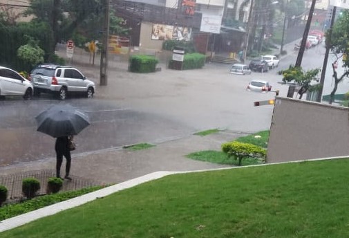 Chuva da última quinta-feira em Curitiba