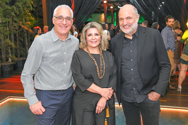 Luiz Pelizzer, Marinice Bettega, e o arquiteto Jayme Bernardo