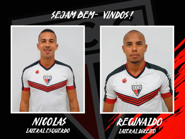Nicolas e Reginaldo são confirmados como reforços do Atlético-GO