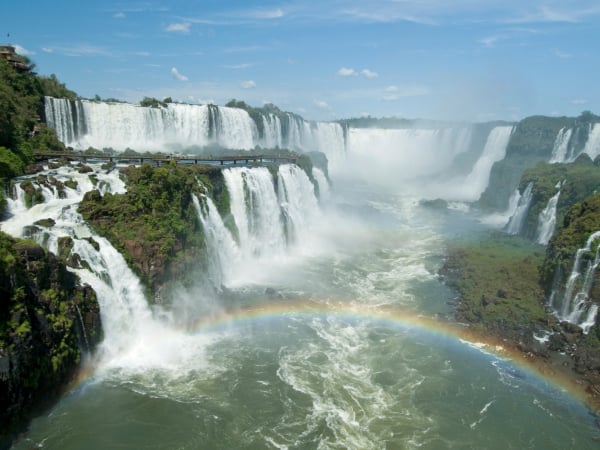 As Cataratas estão dentro do Parque Nacional do Iguaçu