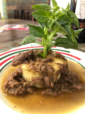 Polenta brustolada do Anarco