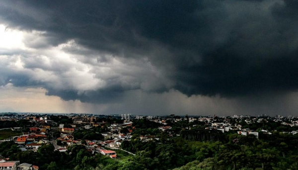 Chuva forte derruba árvores e provoca acidentes em Curitiba; ventos passaram dos 50 km/h - Jornal do Estado