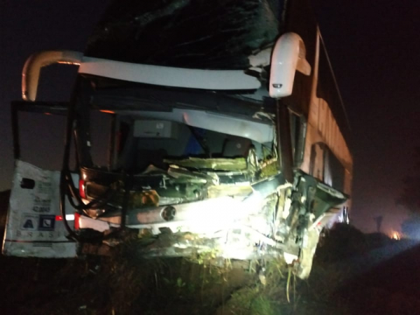 Acidente com ônibus na BR-373 no começo do ano, deixou 4 feridos graves