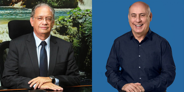 Carlos Walter Martins Pedro (esquerda) e Eugenio Souza de Bueno Gizzi (direita): situação VS oposição